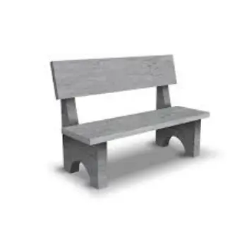 Modern Stone Garden Bench
